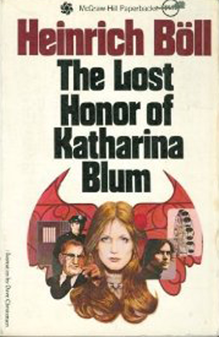 Image result for Heinrich Boll's "the Lost honor of Katharina Blum"